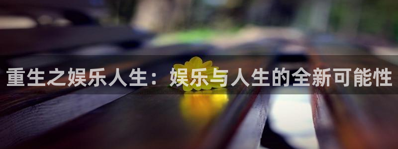 蓝狮娱乐.ccmpc登录：重生之娱乐人生：娱乐与人生的全新可能性